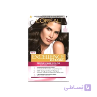 رنگ مو لورآل Excellence Crème شماره 3 قهوه‌ای تیره | L’Oréal Paris Excellence Crème 3 Dark Brown