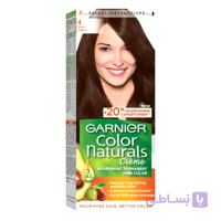 رنگ مو گارنیر Color Naturals شماره 4 قهوه‌ای طبیعی | Garnier Color Naturals 4.0 Brown