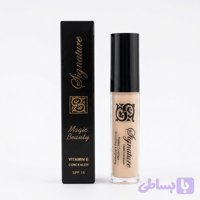 کانسیلر سیگنیچر SIGNATURE مدل فول کاور دارای ویتامین E و SPF15 حجم 8 میلی لیتر شماره ۱۱۰
