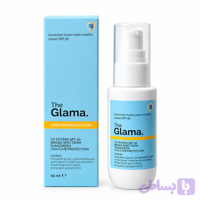 کرم ضد آفتاب گلاما THE GLAMA مدل FUSION WATER مناسب انواع پوست SPF50 حجم 50 میلی لیتر