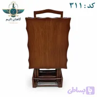 میز عسلی تاشو 4 تکه - روکش بلوط