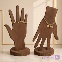 استند جواهرات چوبی وودیاهوم طرح دست