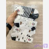 جوراب مچی زنانه و دخترانه تم زرشکی