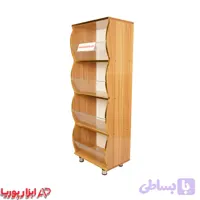 استند 4 طبقه شکم دار طرح کرم