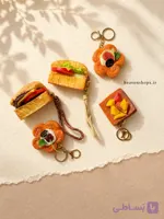 جاکلیدی اسکویشی طرح ساندویچ و شیرینی