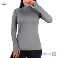 بلوز ورزشی زنانه نیم زیپ فینگردار نایک