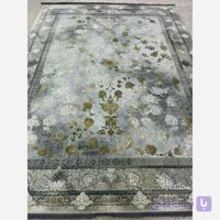 فرش 1200 شانه طرح میلان زرد اکرولیک (پس کرایه)