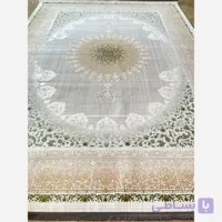 فرش 1200 شانه طرح 8030 سفید اکرولیک (پس کرایه)