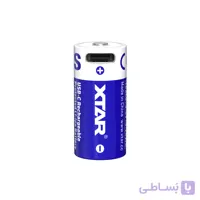 باتری قابل شارژ اکستار XTAR 16340 900mAh Type C