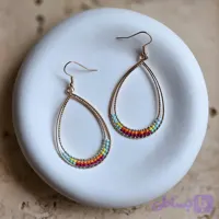 گوشواره آویز لارن - کد 102