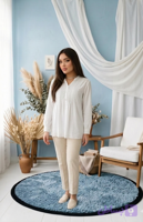 شومیز نخی وارداتی از برند L.O.G.G