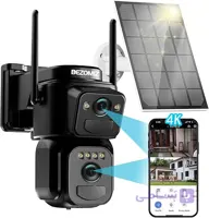 دوربین مداربسته خورشیدی دو لنزه 4K مدل Smart Battery Camera QW8