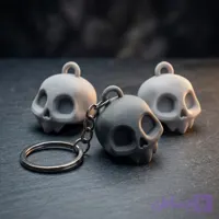 جاکلیدی جمجمه بامزه Cute Skull Keychain
