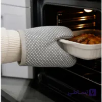 دستکش فر Golden Handmade مدل مینیمال، کتان نخ با طرح پتینه، راه‌راه و خالدار