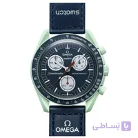 ساعت امگا سواچ کوارتز کرنوگراف زمین مدل SO33G100