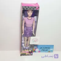 #۱۲29# عروسک مو حرارتی – رنگ بنفش – anlily fashion girl