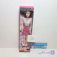 #۱۲۳۰# عروسک مو حرارتی – رنگ صورتی – anlily fashion girl