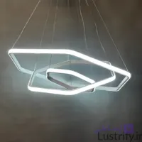 لوستر مدرن مدل ۶ضلعی کریستالی