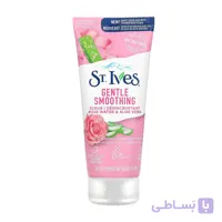 اسکراب لایه بردار پوست اس تی.ایوز سری GENTLE SMOOTHING مدل ROSE WATER AND ALOE VERA حجم 170 میلی لیتر