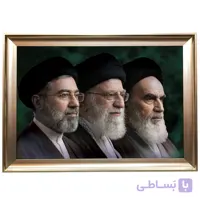 فرش ماشینی دیوارکوب طرح رهبران انقلاب اسلامی کد 40*60