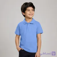 تیشرت جودون یقه‌دار بچگانه آریو نخ پنبه سوپر با عیار بالا