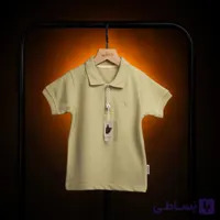 تیشرت یقه‌دار جودون بچگانه رنگ زرد