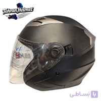 کلاه کاسکت بدون فک MA2مدل 958_مشکی مات
