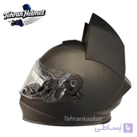 کلاه کاسکت گربه ای مشکی براق_مدلTZ