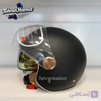 کلاه کاسکت وسپایی MA2 مدل985_مشکی مات