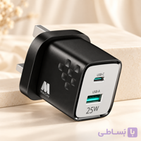 شارژر 25 وات دو پورت MacCoy مدل MC-HC10