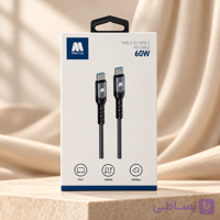 کابل شارژ کنفی تایپ C به تایپ C 60 وات MacCoy مدل MC-CB06