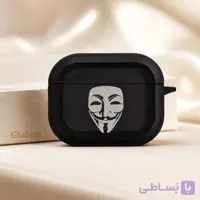 کیس ایرپاد پرو 2 طرح Anonymous Guy Fawkes | کاور محافظ AirPods Pro 2