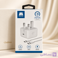 آداپتور شارژ 40 وات MacCoy مدل MC-HC12 سه پین با کابل 60 وات