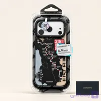 قاب آیفون 17 پرو مکس مگ سیف یانگ‌کیت Youngkit مدل 318 Road Route مشکی طرح نقشه مسیر
