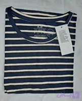 تیشرت رینگی زنانه نخ پنبه H&M