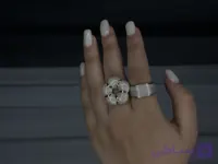 انگشتر میناکاری پینترستی زنانه