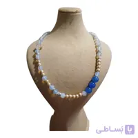 گردنبند ارسا کلاسیک اوپالین عقیق ابی