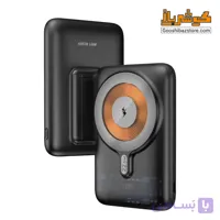 پاوربانک شفاف مگنتی گرین لاین مدل Lucid MagSafe ظرفیت ۱۰۰۰۰ میلی‌آمپرساعت