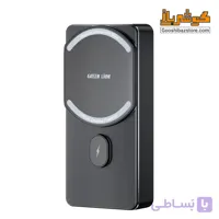 پاوربانک مگنتی گرین لاین مدل Milton ظرفیت ۱۰۰۰۰ میلی‌آمپرساعت