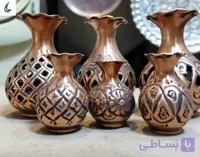 گلدان قلمزنی مینیمال