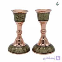 شمعدان خاتم کاری