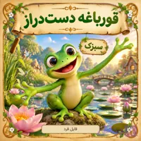 کتاب داستان کودکانه "قورباغه دست دراز". مختص گروه سنی الف و ب (3 تا 8 سال). کتاب آموزشی. فارسی. نسخه پی دی اف