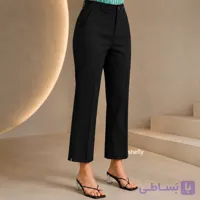 شلوار زنانه گاباردین چاکدار برمودا عمده (۶ عددی)