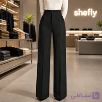 شلوار زنانه بزیاق ترک نیم‌بگ سرمه‌ای عمده (۶عددی)