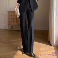 شلوار گاباردین نازک نیم بگ ریزشی عمده (۶عددی)
