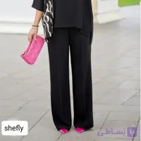شلوار کرپ مجلسی ریزش دار نیم بگ ( پک ۶ عددی)