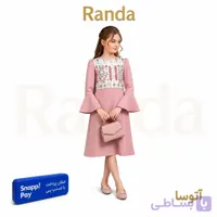 پیراهن سوزن دوزی دخترانه مدل آتوسا