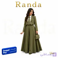 ست کت و شلوار همراه با تاپ و کروات دخترانه مدل سارا