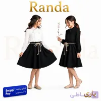 شومیزیقه کراواتی با دامن بچگانه مدل یاری