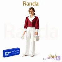 کت شلوار کراپ دخترانه مدل شهناز